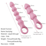 Pink Lover - Vibrating Anal Beads with 3 Balls - Sexdoll.Sex