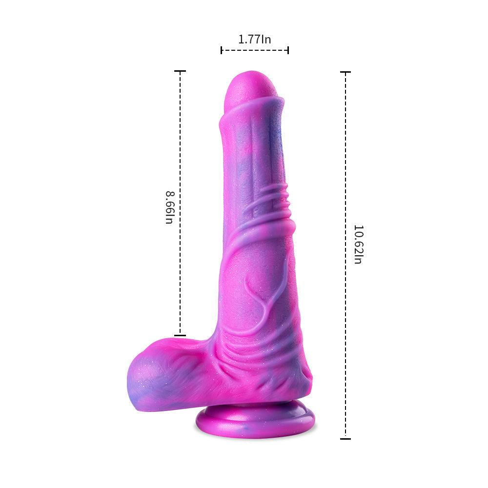 10.6-Inch Super Filling Flashy Dildo - Sexdoll.Sex