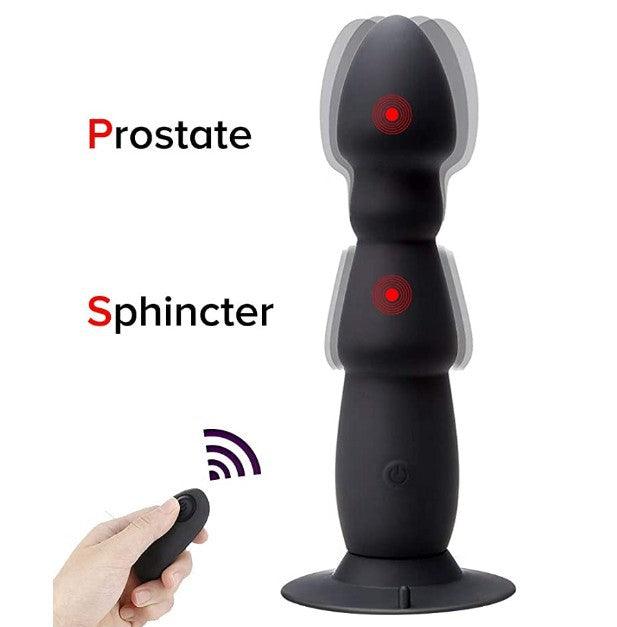 10M Remote Anal Bead Butt Plug Vibrator for Ultimate Satisfaction - Sexdoll.Sex