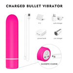 2 in 1 Detachable Bullet Vibrator with Tongue-Shaped Tickler - Bestgspot