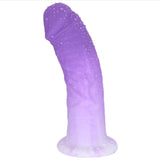 BestGSpot - Jelly Clear Star Glitter  6.29in Handheld Dildo