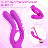 3-in-1 Clit and Testicle Stimulator with Vibrating Cock Ring - Bestgspot