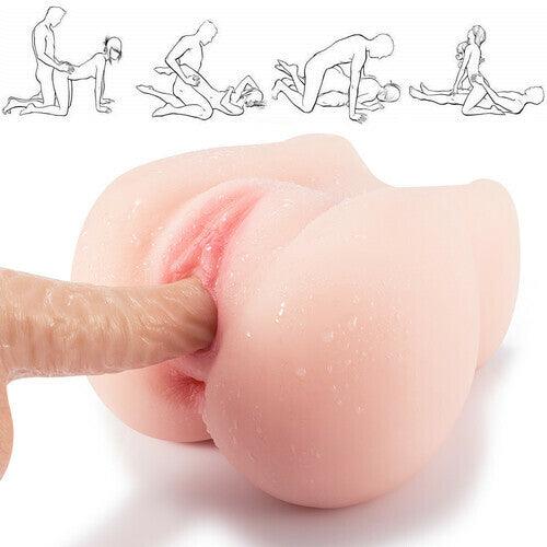 4.85lb Male Masturbator Sex Toy with 2 Holes - Sexdoll.Sex