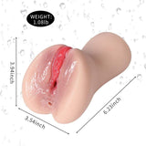 6.23'' 3D Texture Realistic Clitoris Pocket Pussy Stroker - Sexdoll.Sex