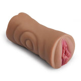 6.7-Inch Tanned Dual Entry Realistic Vagina and Anus Pocket Puss Stroker - Sexdoll.Sex