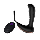 Vibrating Prostate Massager Anal Vibrator with Cock Ring & Remote