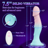 Lurevibe 7.5” Silicone Realistic Dildos with Suction Cup for Women