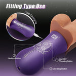 Allovers 6-Inch 4 in 1 Versatile Rotating Thrusting Vibrating Heating Dildo - Bestgspot