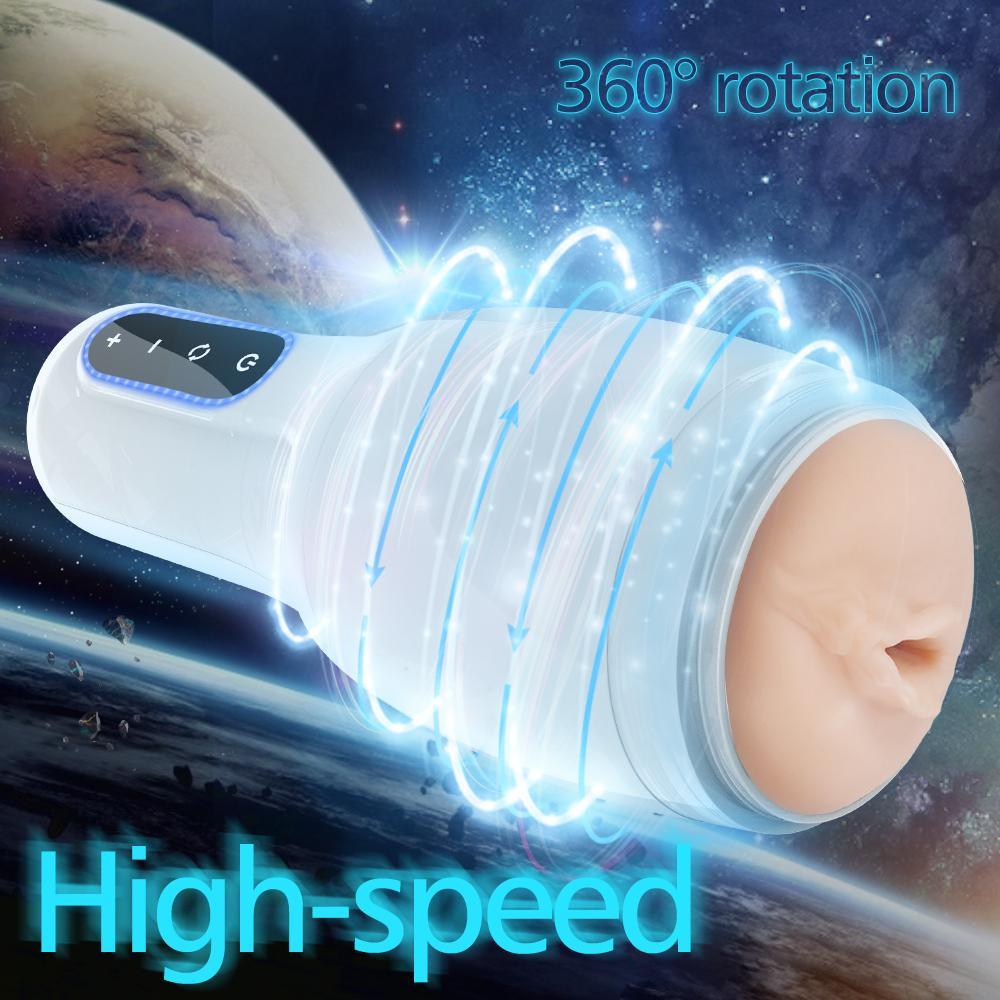 8 Speeds 8 Rotation Automatic Male Masturbation Cup - Sexdoll.Sex