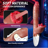 11.6-inch Realistic Dildos G Spot Vibrator Thrusting Vibrator Dildo