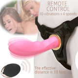 Wireless Remote USB Rechargeable Strap On Dildo