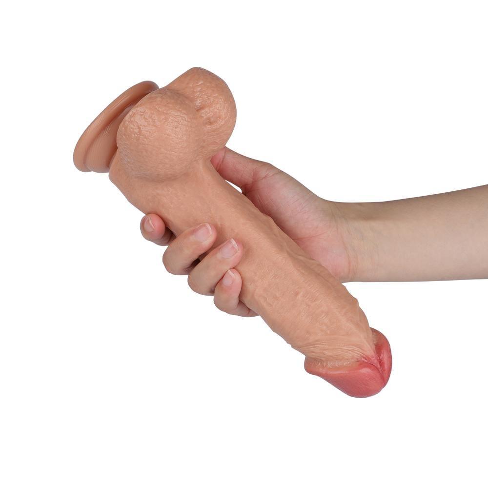 9.4-Inch Remote Control 20-Frequency Rotating Vibrating 9.4 Inch Dildo - Sexdoll.Sex