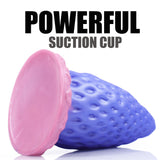 AIMITEX Super Large Strawberry Silicone Butt Plug Anal Sex Toy