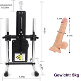 Silent sex machine 70W powerful 7cm adjustable premium thrust dildo machine 3 attachments