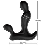 Adam's Vibrating Triple Probe - Black - Bestgspot