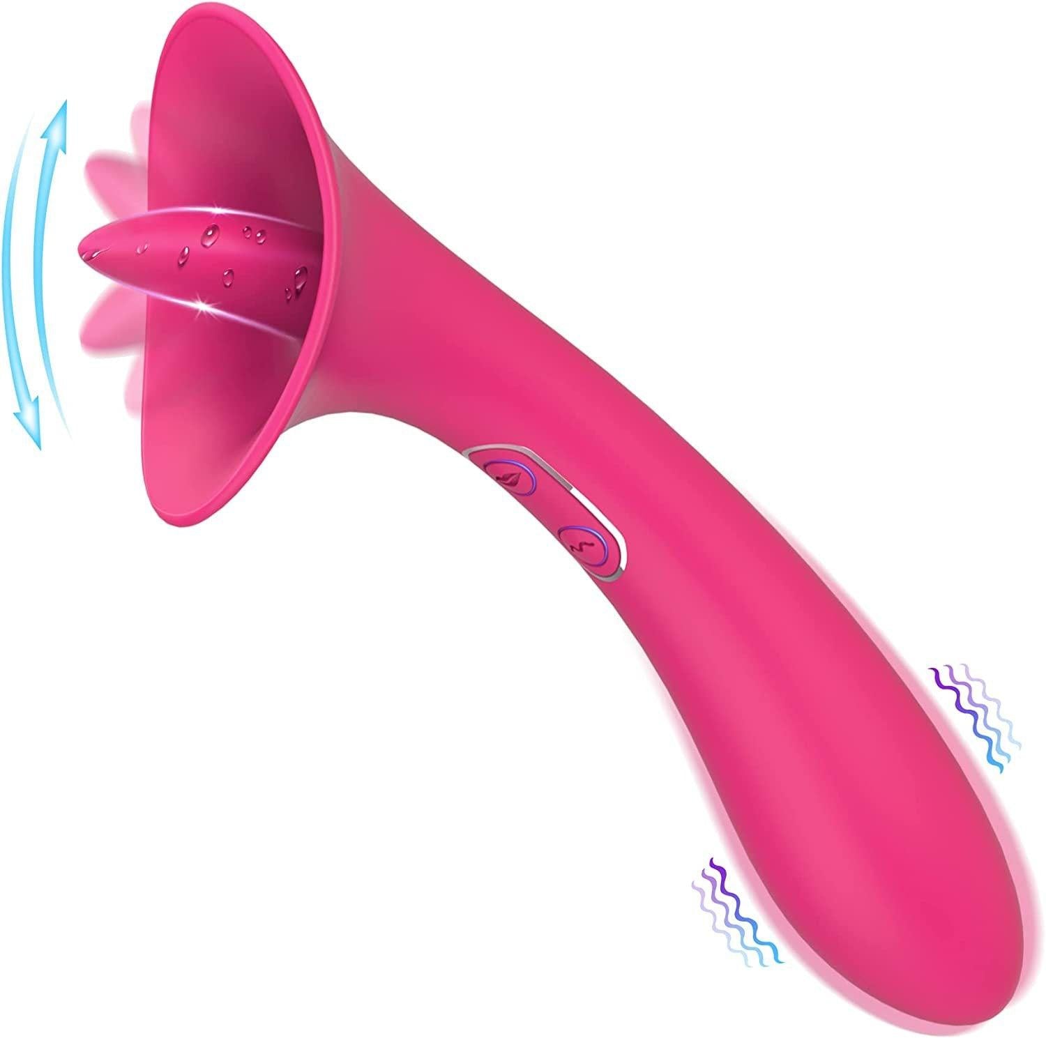 Adele Clit Licking Tongue Vibrator with G-Spot Stimulator: Unleash Your Pleasure - Sexdoll.Sex