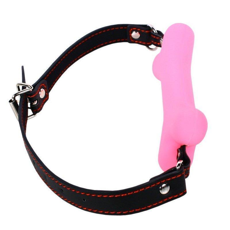 Adjustable Dog Bone Gag for BDSM and Pet Play - Bestgspot