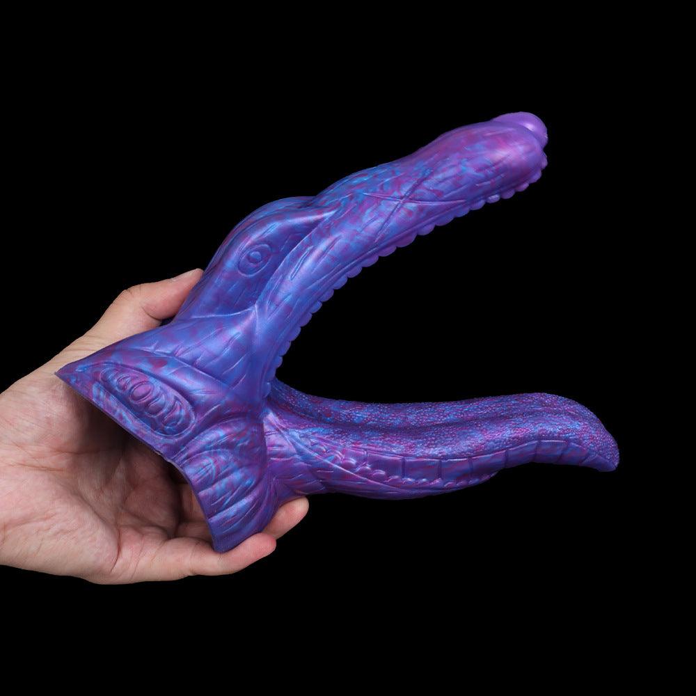Alligator Mouth Conjoined Double Head Penis Sex Toy - Sexdoll.Sex