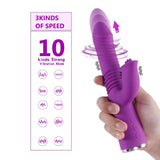 Aria - Thrusting G-spot and Clit Licking Rabbit Vibrator - Bestgspot