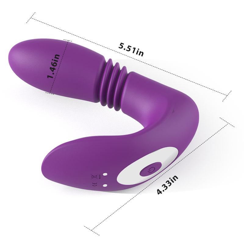 Asisa - Super Powerful 12 Vibrating 3 Thrusting Stimulator - Sexdoll.Sex