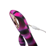 Aurora-Like Rabbit Vibrator with O-Ring Handle - Sexdoll.Sex