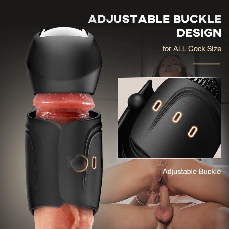 Automatic Adjustable Buckle 10 Vibrating Modes Masturbator Cup - Sexdoll.Sex