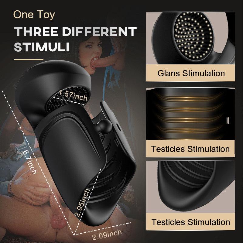 Automatic Adjustable Buckle 10 Vibrating Modes Masturbator Cup - Sexdoll.Sex