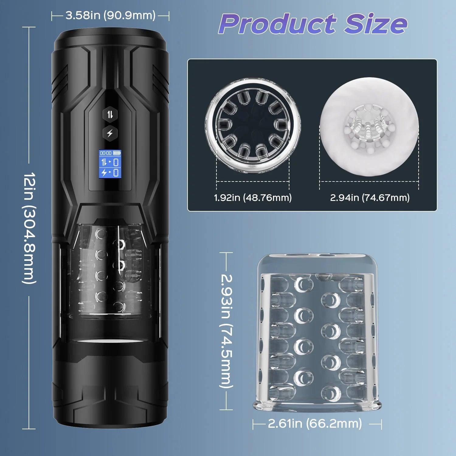 Automatic Masturbation Machine | Thrusting, Rotating & Vibrating Stroker - Bestgspot