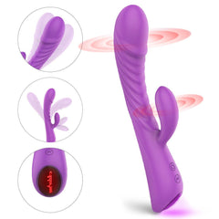 Babs -Dual Motor Waterproof Rabbit Vibrator - 9 Vibration Modes - Bestgspot