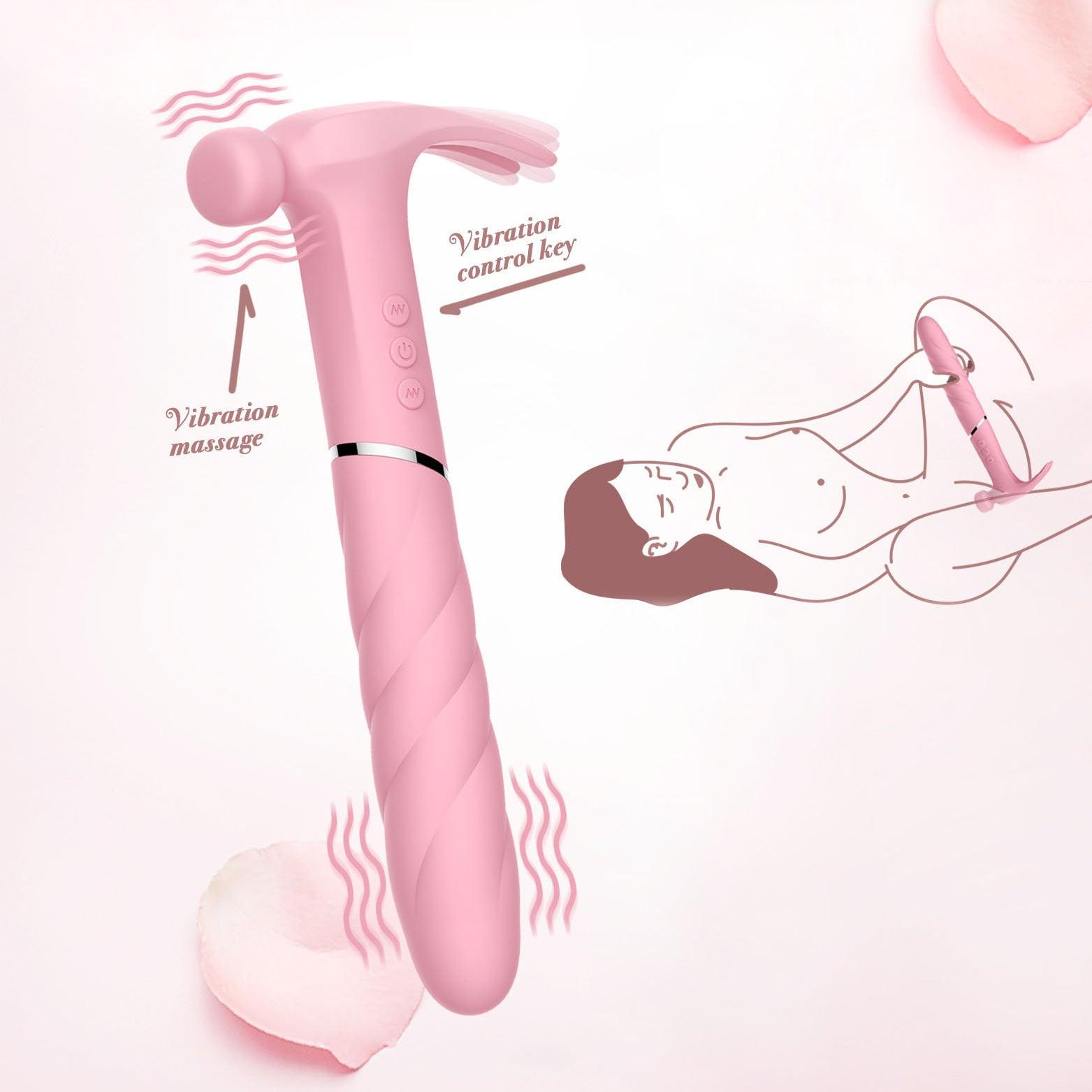 Bad-ass Hammer – Multi-Function G-spot and Clit Vibrator - Bestgspot