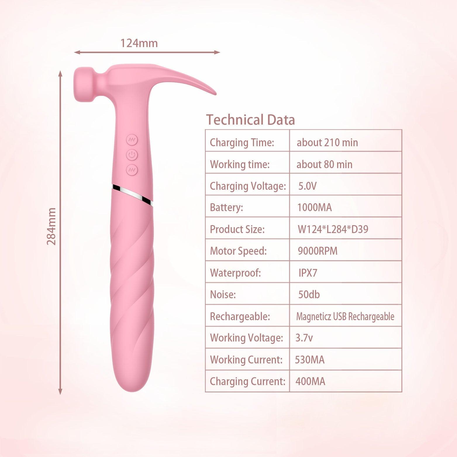 Bad-ass Hammer – Multi-Function G-spot and Clit Vibrator - Bestgspot