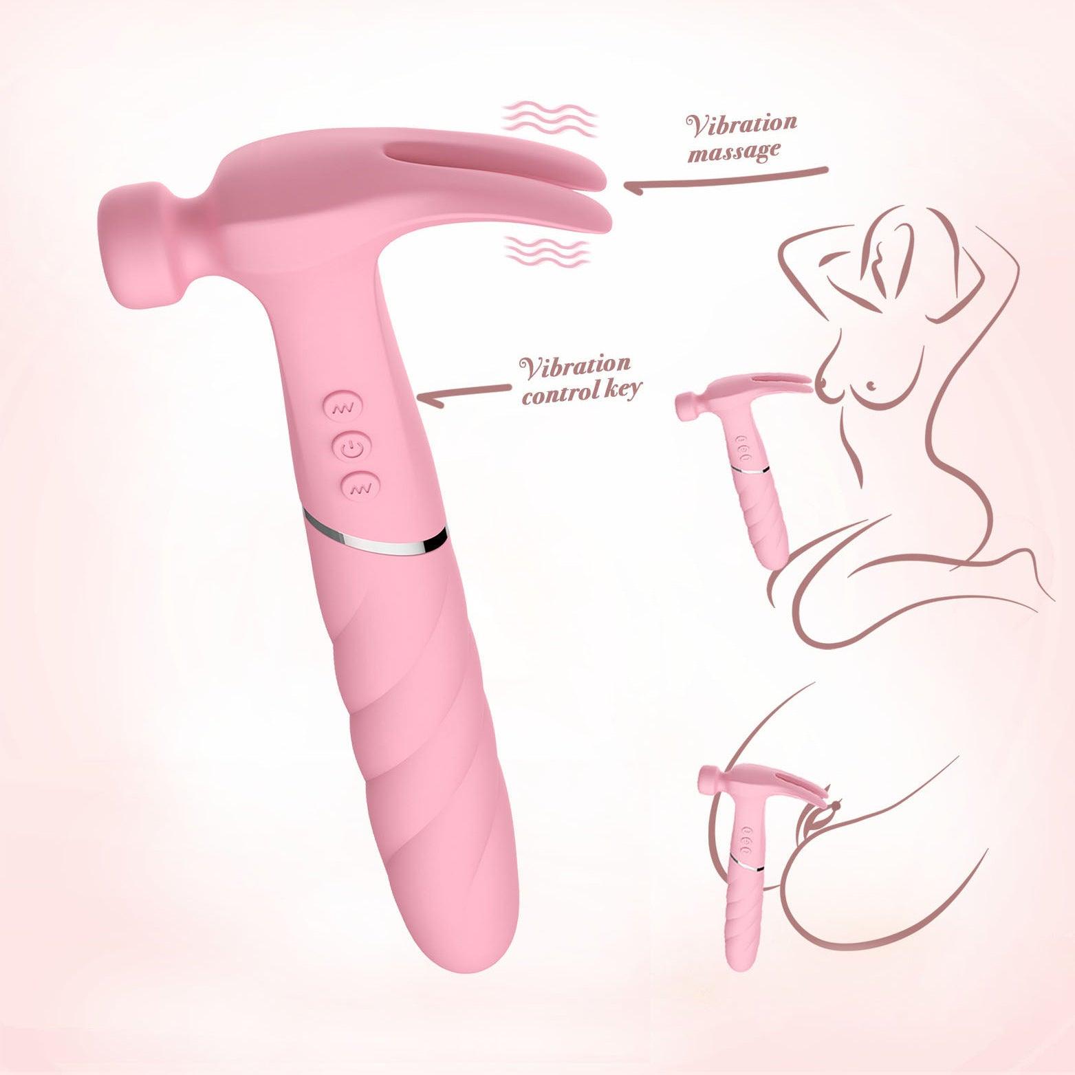 Bad-ass Hammer – Multi-Function G-spot and Clit Vibrator - Bestgspot