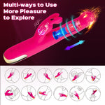 Beauty - Ergonomic Rabbit Vibrator with G-Spot and Clitoral Stimulation - Bestgspot