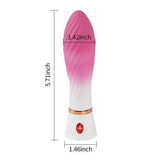 BestGSpot 6 Vibrations Silicone Spiral Texture Bullet Vibrator - Sexdoll.Sex