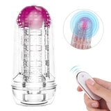 Bestgspot Detachable Ball Vibrator & Pocket Pussy Stroker - Dual Function Male Toy - Bestgspot