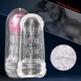 Bestgspot Detachable Ball Vibrator & Pocket Pussy Stroker - Dual Function Male Toy - Bestgspot