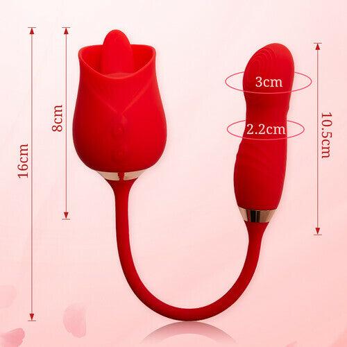 BestGSpot - Multifunctional Vibrator Rose Clit Licking & Vibrating Stimulator - Sexdoll.Sex