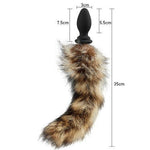 BestGSpot Raccoon Tail 10 Vibrating Anal Vibrator - Sexdoll.Sex