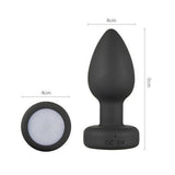 BestGSpot Remote Control Vibrating Training Anal Plug with Flashing Light Base - Sexdoll.Sex