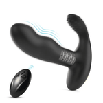 Black Panther 8-frequency Vibrating Bead-rotating Prostate Massager - Sexdoll.Sex