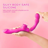 Bloom Strapless Strap-On Vibrator for Couples - Dual Stimulation & Hands-Free Pleasure - Bestgspot