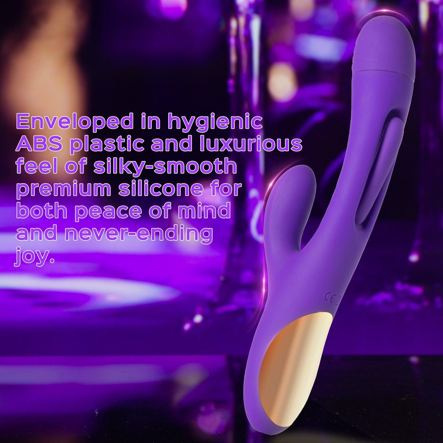 Bora Rabbit G-spot Vibrator - Tapping Triple Stimulator - Bestgspot