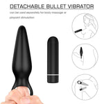 Bullet Vibrating Plug With Ring - Bestgspot