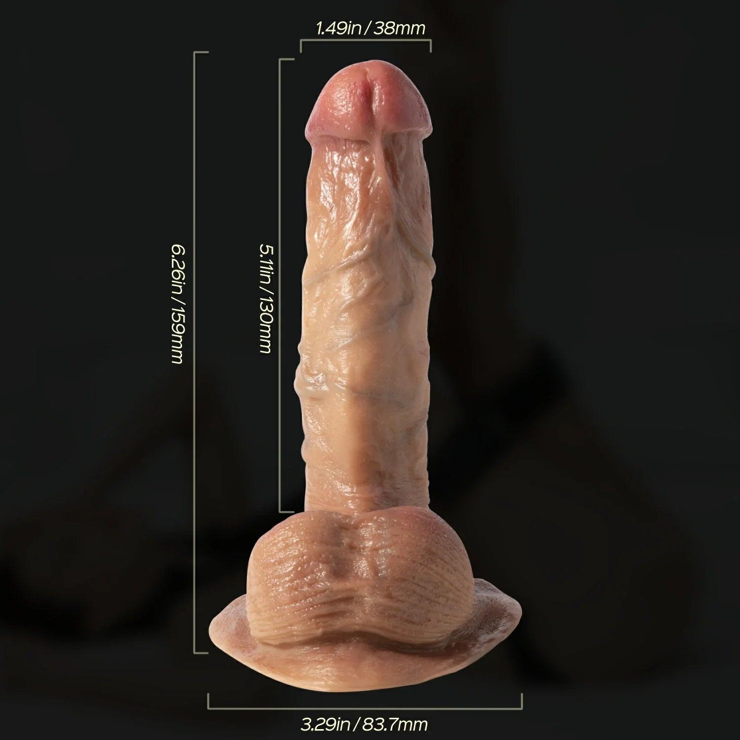 Dai - 5.2-inch Realistic Suction Cup Dildo - Bestgspot