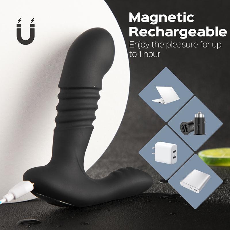 Dakota - Thrusting Anal Vibrator with 12 Vibration Modes - Bestgspot