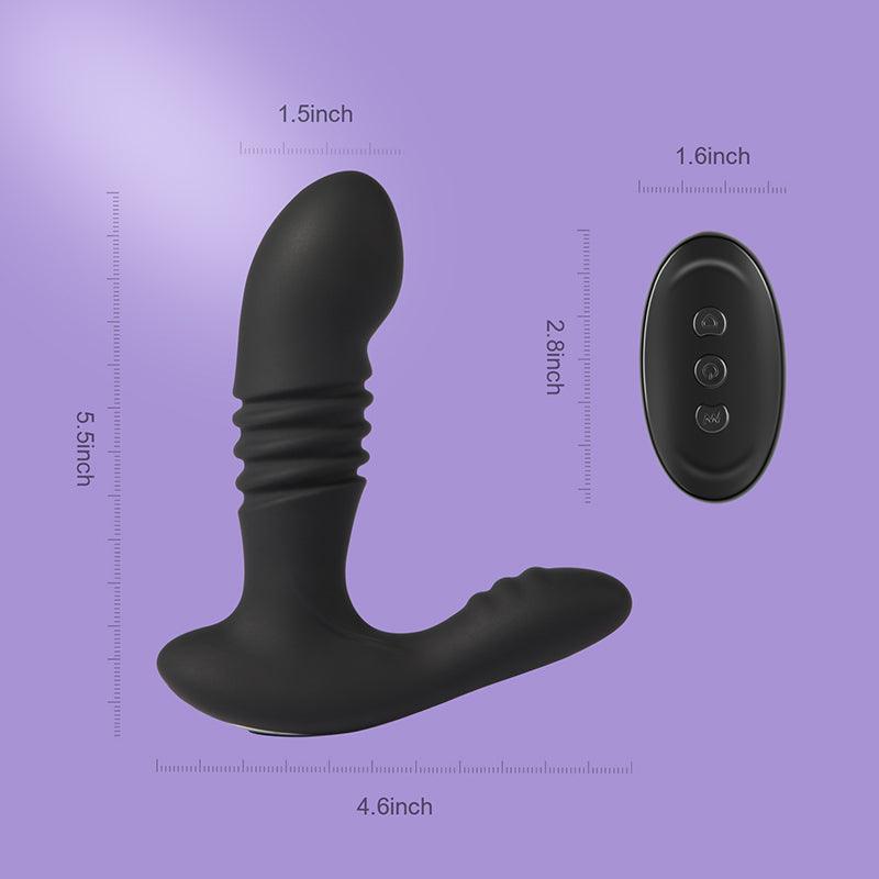 Dakota - Thrusting Anal Vibrator with 12 Vibration Modes - Bestgspot