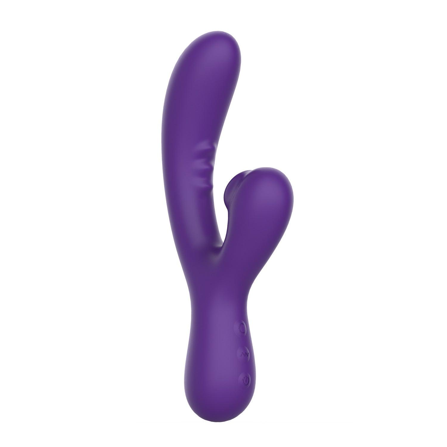 Deep Penetrating Dual-Action Air Pulse Vibrator - G-Spot & A-Spot Stimulation! - Sexdoll.Sex