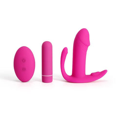 Deidre - Wearable Vibrating Dildo Triple Stimulation RC - Bestgspot