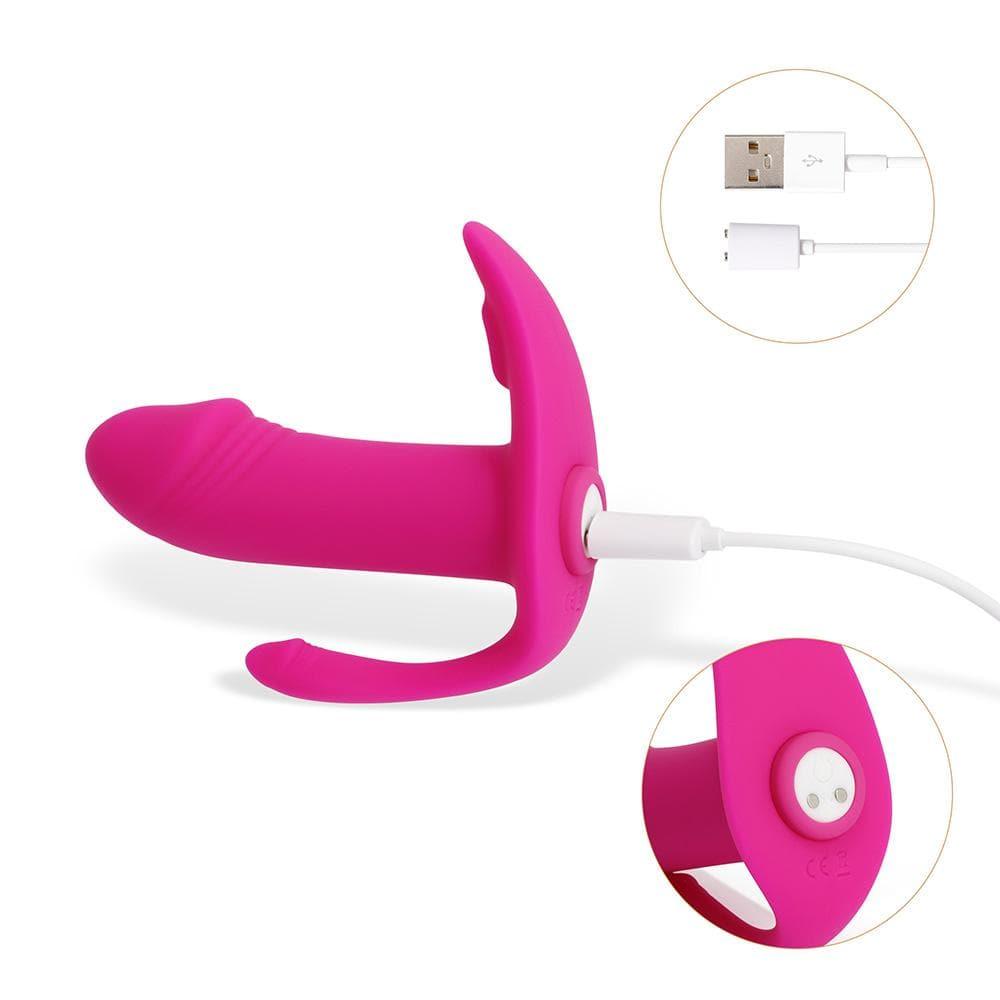 Deidre - Wearable Vibrating Dildo Triple Stimulation RC - Bestgspot