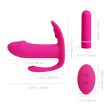 Deidre - Wearable Vibrating Dildo Triple Stimulation RC - Bestgspot